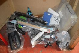 *Assortment of Car Parts Including Carbon Filters, Air Filter, Door Lock Actuator, etc.