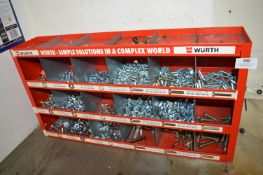 *Mini Cabinet Containing Metric M6 and M8 Screws, Assorted Washers, Nuts, etc.