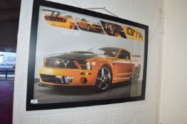 *Framed Poster 40th Anniversary Mustang GTR