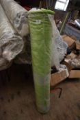 *~50m x 1.4m Roll of Bright Green Upholstery Fabric