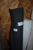 *~5.2m x 1.4m Roll of Charcoal Grey Fabric