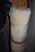 *~30m x 1.4m Roll of Pale Apricot Upholstery Fabric