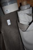 *~12m x 1.4m Roll of Upholstery Fabric in Dark Taupe