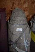 *~20m x 1.4m Roll of Silver & Taupe Upholstery Fabric