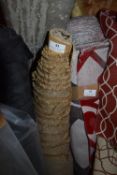 *~6m x 1.4m Roll of Gold & Brown Upholstery Fabric