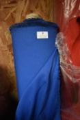 *~45m x 1.5m Roll of Blue polycotton twill Fabric
