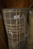 *~17m x 1.4m Roll of Taupe & Beige Geometric Design Fabric