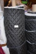 *~12m Roll of Black Check Quilting
