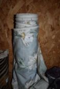 *~10m x 60” Roll of Fabric with Pale Blue Daisy Design