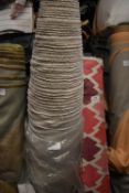 *~25m x 1.4m Roll of cre Chenille Fabric