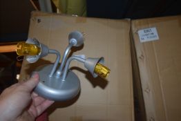 *Five Boxes of 24 Three Spot Ceiling Light Fittings