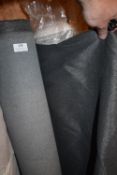 *~10m x 1.4m Roll of Silvered Charcoal Grey Fabric
