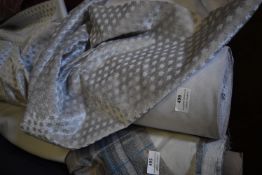 *~30m x 1.4m Roll of Silver Velour Style Fabric