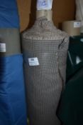*15m x1.4m wide Roll of Taupe & Grey Upholstery Fabric