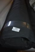 *~90m x 1.4m Roll of Black Coated Fabric