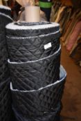 *~16m Roll of Black Check Quilting