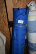 *15m x 1.4m wide Roll of Blue Colourway Crepe Design Fabric
