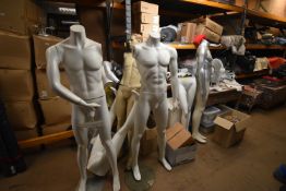 *Quantity of Assorted Mannequins