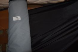 *~35m x 1.4m Roll of Duck Egg & Black Phased Rip Stock Type Fabric