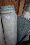 *~20m x 1.4m Roll of Dark Aqua & Taupe Upholstery Fabric
