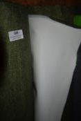 ~40m x 1.4m Rolls of Olive Green Design Fabric