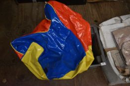 *Ten Red, Blue & Yellow Vinyl Beanbags (no beans)