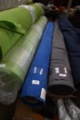 *~15m x 1.4m Roll of Mid Blue Fabric