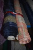 *Two Assorted total 60m x 1.4m wide Roll of Fabric