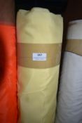 *~69m x 1.4m Roll of Pale Yellow Lining Fabric