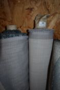 *~8m x 1.4m Roll of Taupe & Charcoal Glitter Fabric