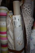 *Four Assorted total 18mx 1.4m wide Rolls of Fabric