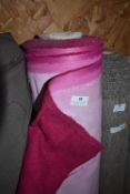 *~25m x 1.4m Roll of Dark Pink Chenille Fabric