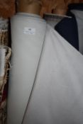*~15m x 1.4m Roll of cream Velour Upholstery Fabric