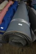 *~20m x 1.4m Roll of Dark Blue Grey Foam Backed Fabric