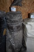 *~10m x 1.4m Roll of Taupe & Chocolate Design Fabric