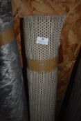 *~6.2m x 1.4m Roll of Beige & Taupe Upholstery Fabric