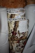*~25m x 1.4m Roll of Printed Jacquard Design Upholstery Fabric