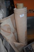 *~8m x 1.4m Roll of Beige/Apricot Design Fabric