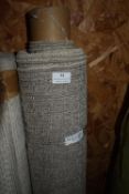 *~12m x 1.4m Roll of Beige & Taupe Fabric
