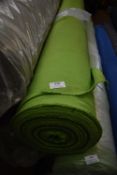 *~50m x 1.4m Roll of Bright Green Upholstery Fabric