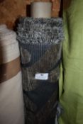 *~10m x 1.4m Roll of Dark Taupe & Grey Upholstery Fabric