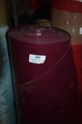 *~25m x 1.4m Roll of Burgundy Faux Leather