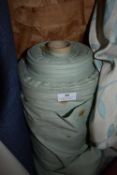 *~40m x 1.2m Roll of Pale Green cotton type Fabric