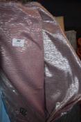 *~35m x 1.4m Roll of Dusky Pink Shimmer Design Fabric
