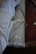 *~17m x 1.4m Roll of Pale Silver Blue Fabric