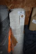 *~3m x 1.4m Roll of Upholstery Fabric in Ecru & Taupe Jacquard Design