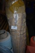 *~10m x 1.4m Roll of Mushroom & Beige Jacquard Fabric