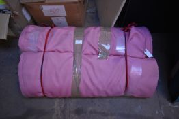*~130m x 1.4m Roll of Dusky Pink Woven Fabric