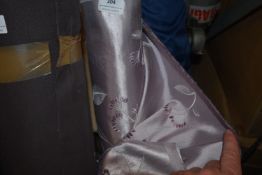 *~8m x 1.4m Roll of embroided Dusky Shimmer Pink Floral Fabric