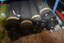 *Fifteen rolls - 60m Rolls of Dark Charcoal Fabric